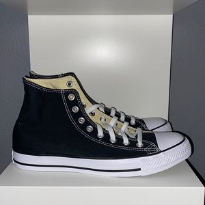 Black High Top Converse Size 9 M/ 11 W